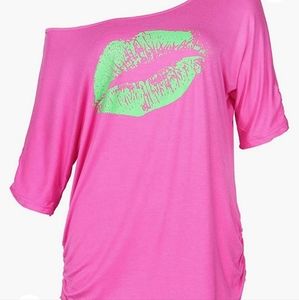 Women's Hot Pink Top